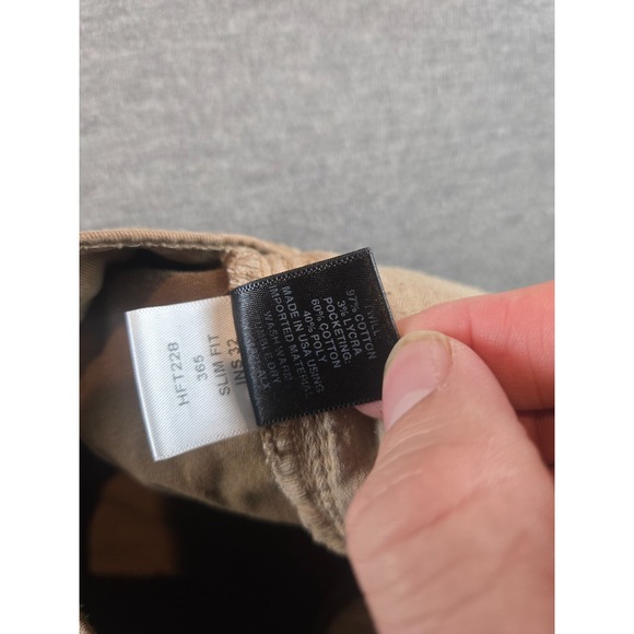 Flint & Tinder 365 Pants Mens 34x30 Brown Slim Fit Stretch Chino Huckberry - Picture 7 of 13